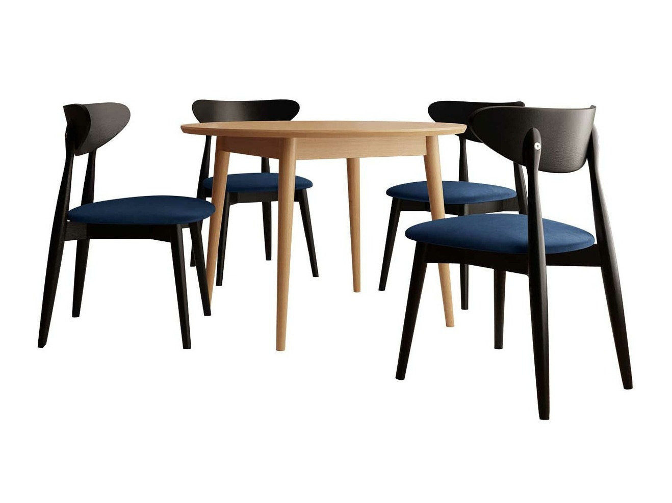 Salle à manger complète Racine 134 (Marron)