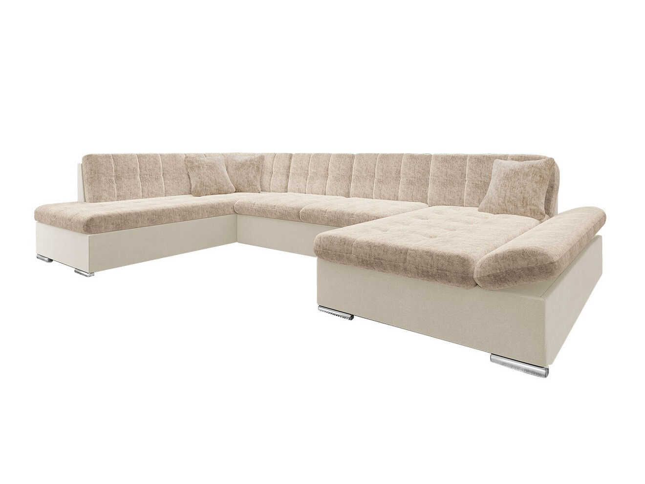 Canapé d'angle Comfivo Tilia (Venus Velvet 2927 + Miu 2041)