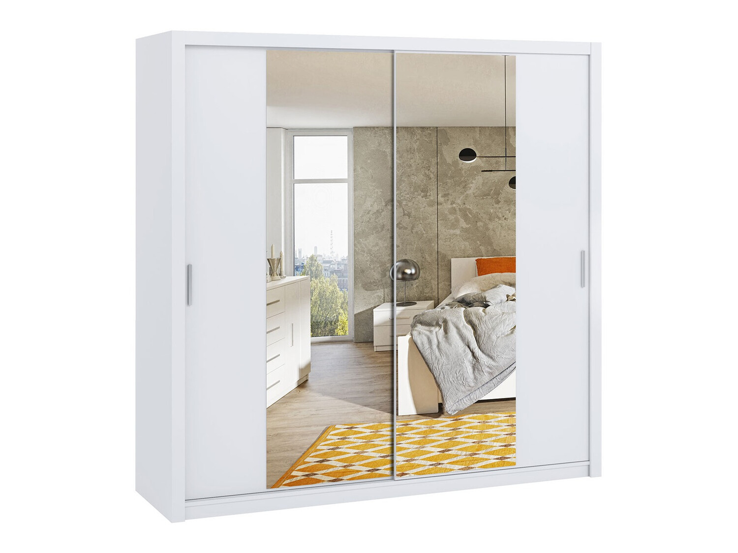 Armoire Catromi 110 (Blanc)