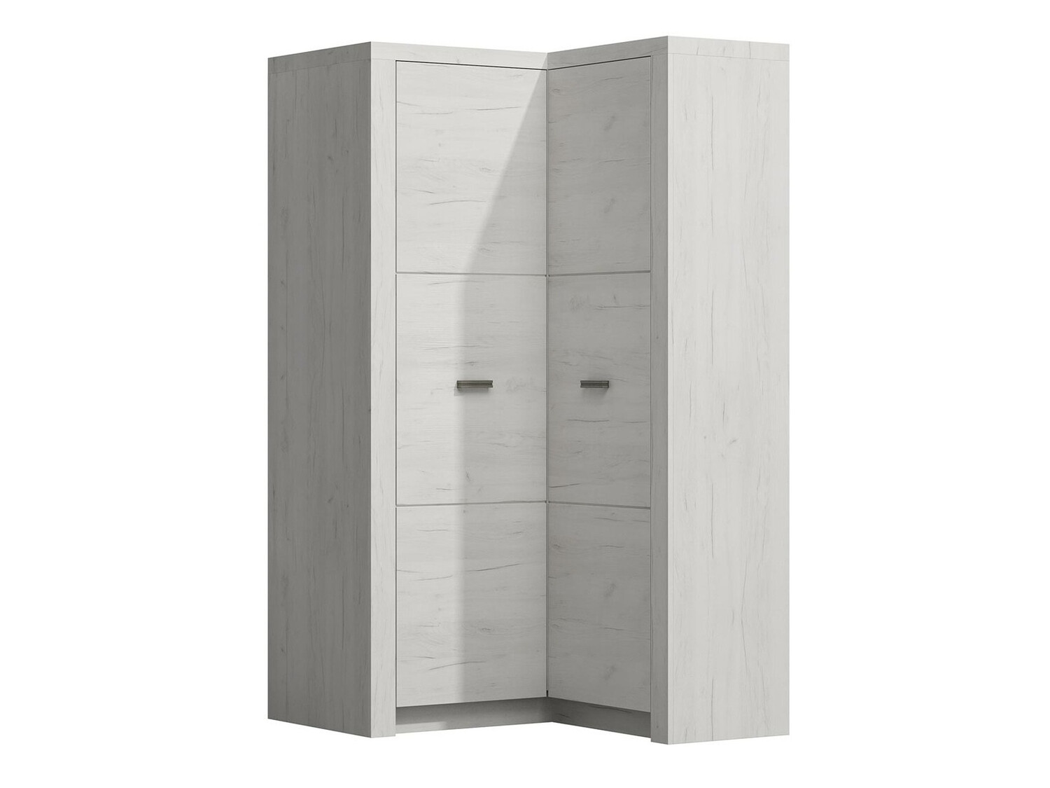 Armoire d'angle Serfeno 110 (Artisanat blanc)