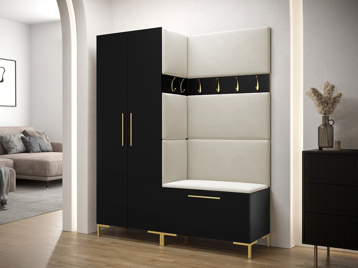 Meuble d'entrée Tivsoa 100 (Noir)