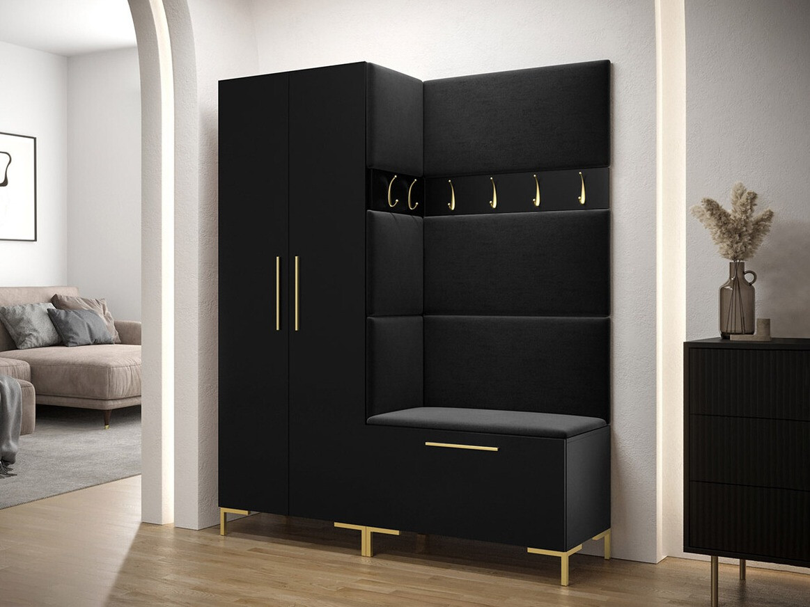 Meuble d'entrée Tivsoa 100 (Noir)