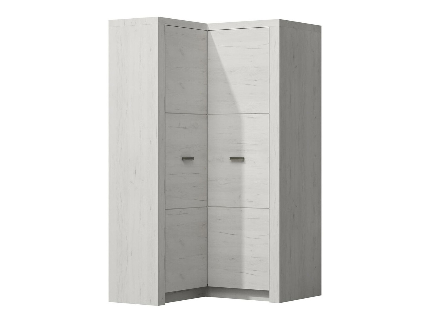Armoire d'angle Serfeno 111 (Artisanat blanc)