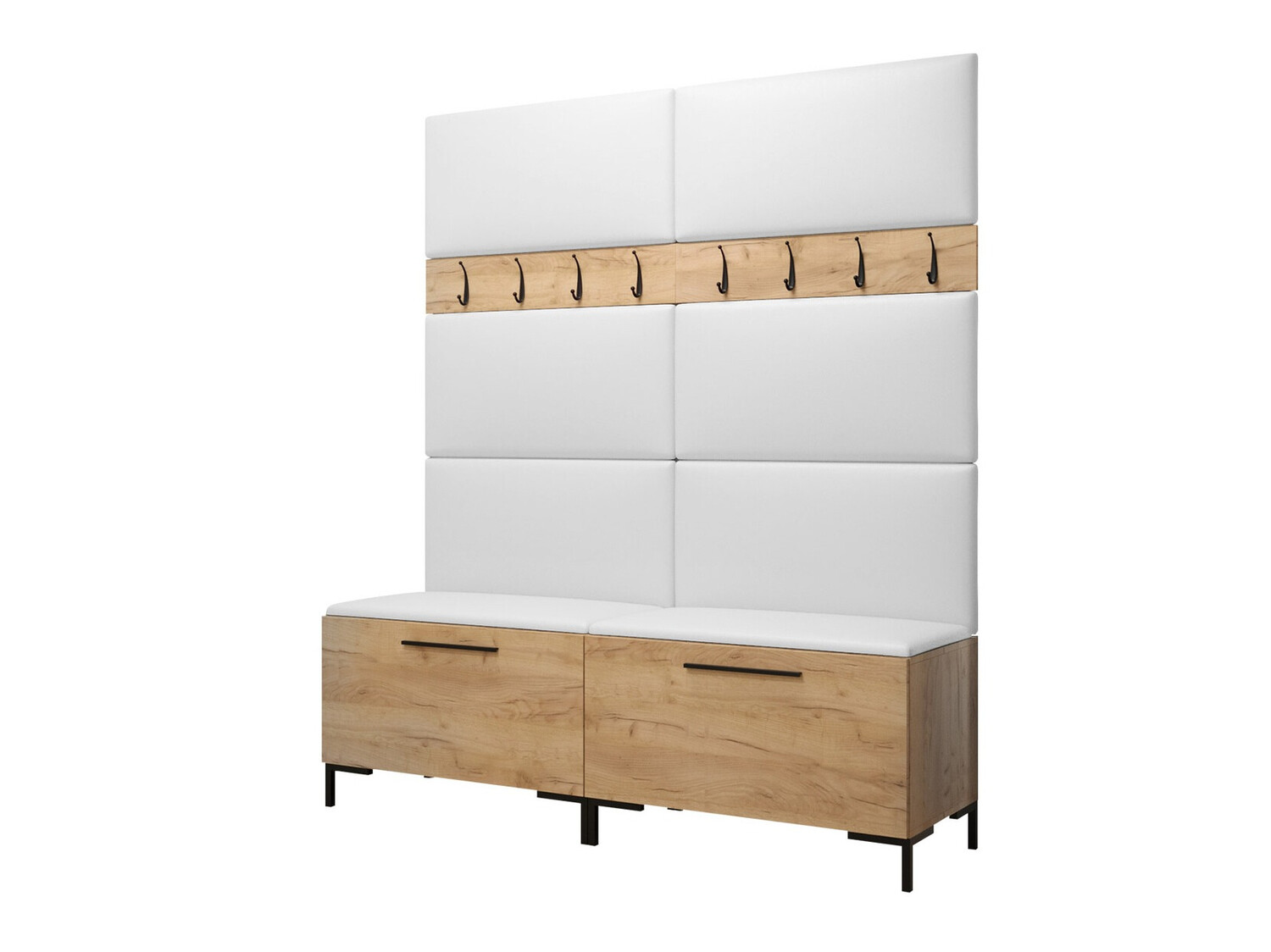 Meuble d'entrée Nomal II (Faux cuir Soft 017)
