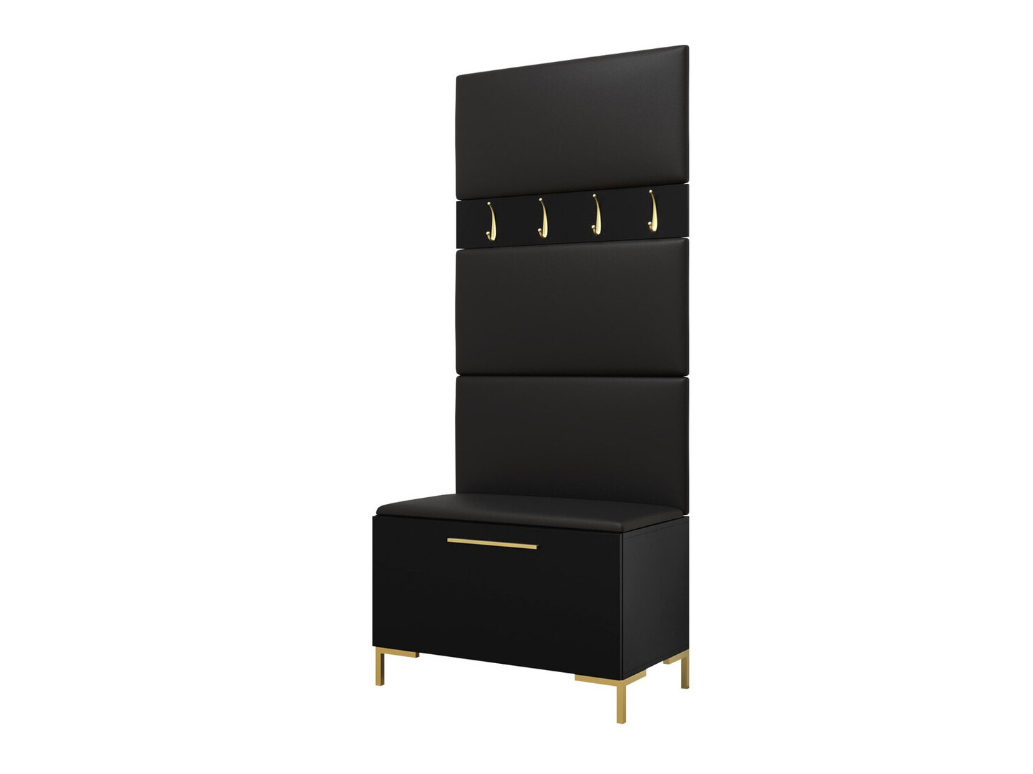 Meuble d'entrée Nomal III (Faux cuir Soft 011)
