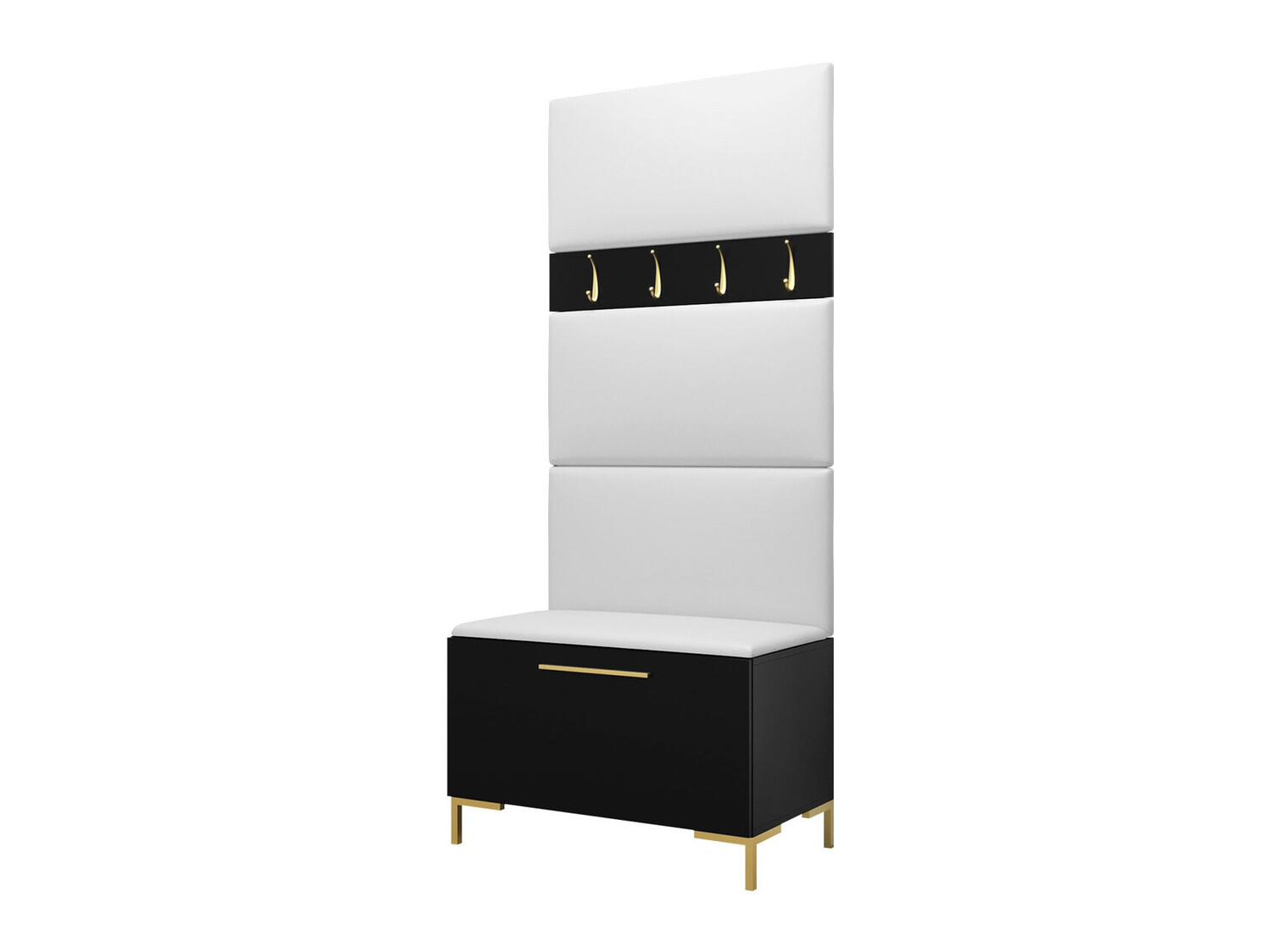 Meuble d'entrée Nomal III (Faux cuir Soft 017)