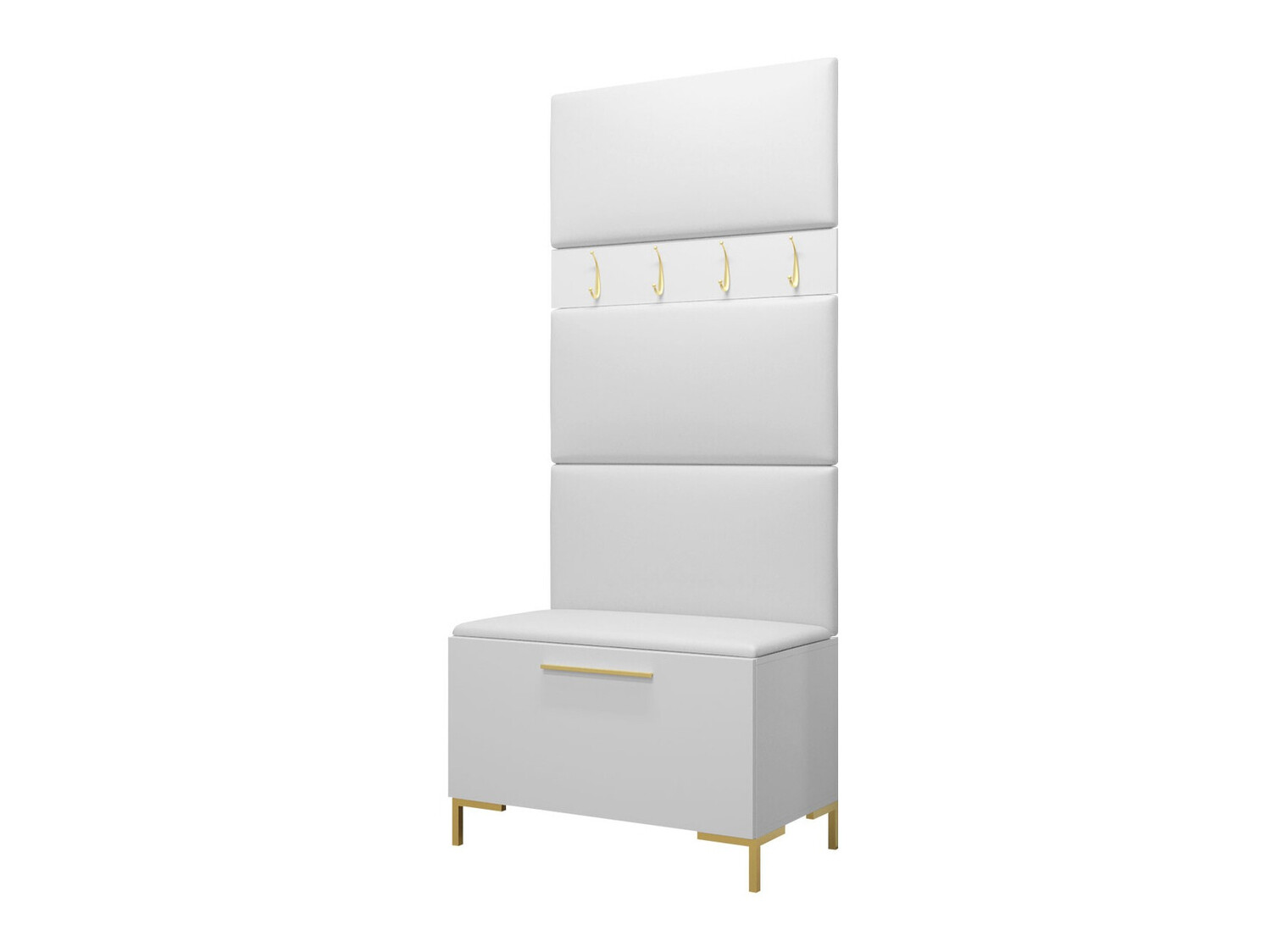 Meuble d'entrée Nomal III (Faux cuir Soft 017)