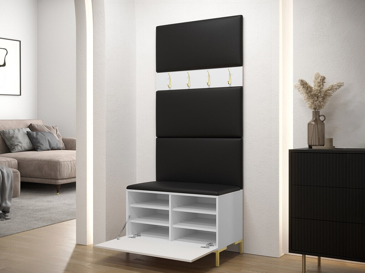 Meuble d'entrée Nomal III (Faux cuir Soft 017)