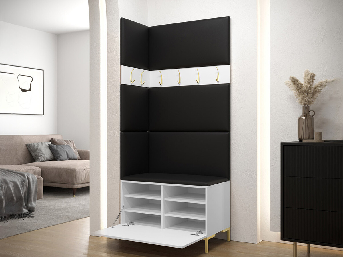Meuble d'entrée Nomal IV (Faux cuir Soft 017)