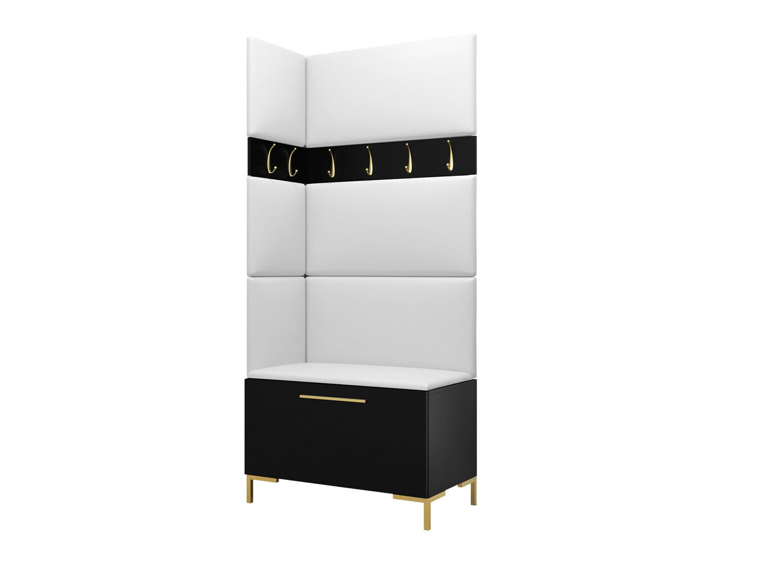 Meuble d'entrée Nomal IV (Faux cuir Soft 017)