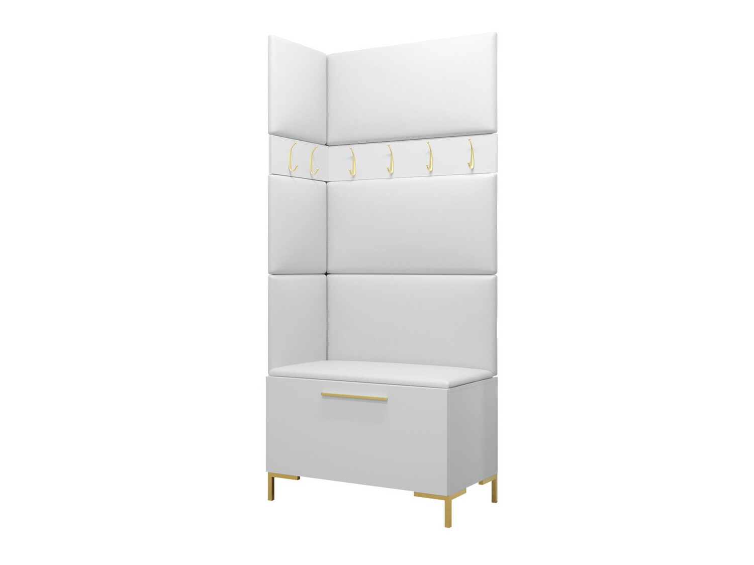 Meuble d'entrée Nomal IV (Faux cuir Soft 017)