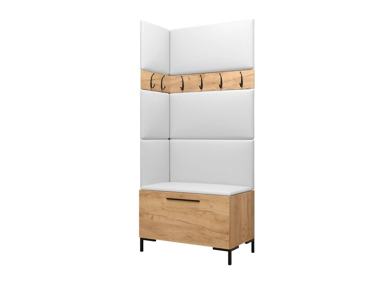 Meuble d'entrée Nomal IV (Faux cuir Soft 017)