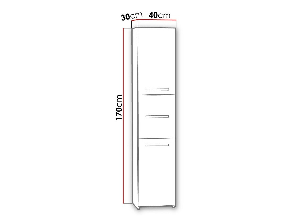 Armoire de bain à poser Comfivo Piscator II