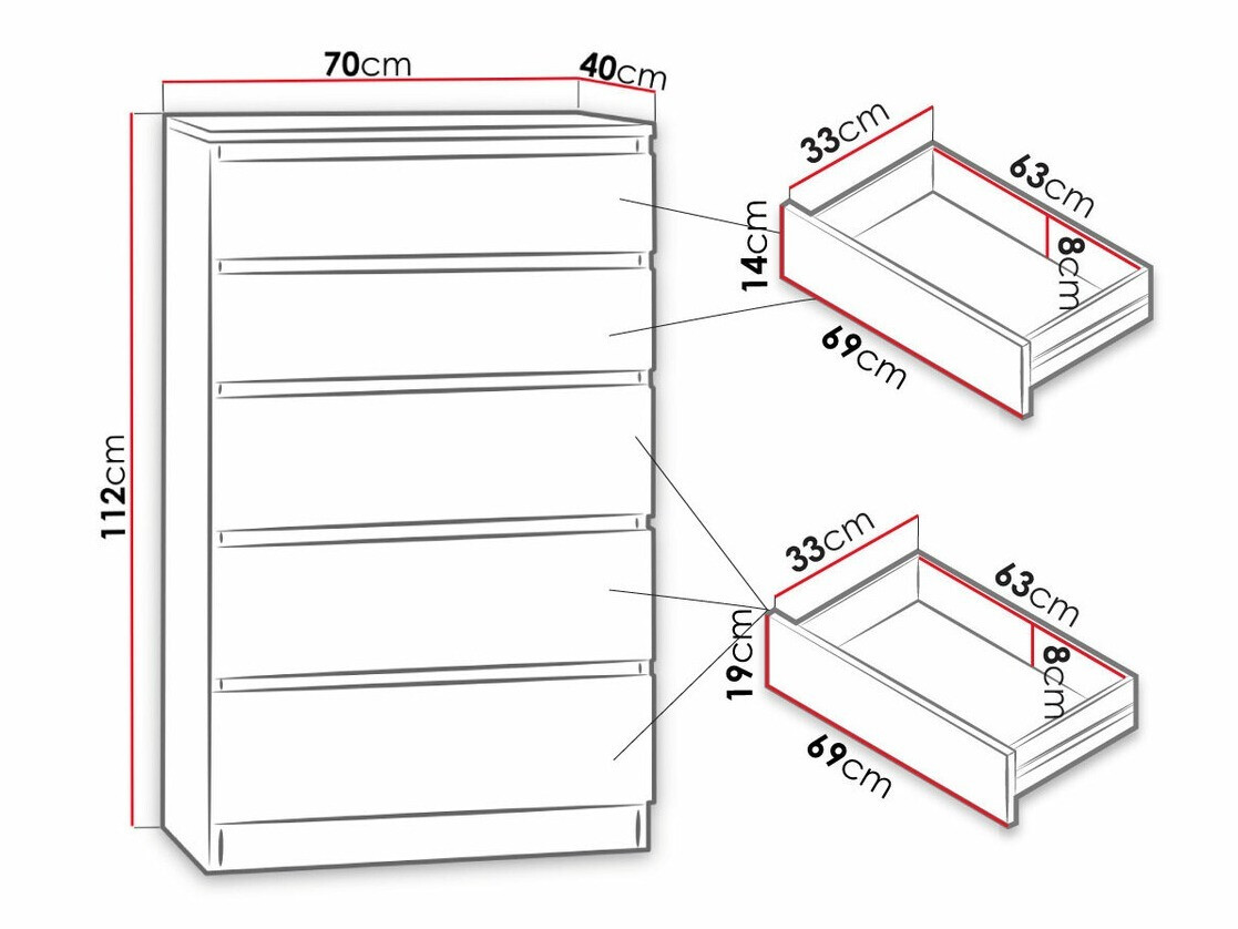 Commode Comfivo Structor IV (Noir)
