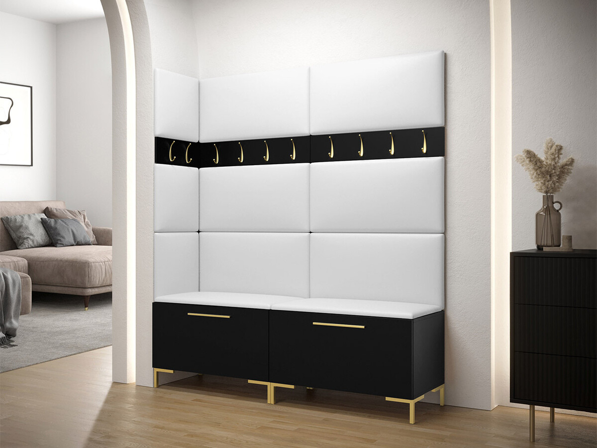 Meuble d'entrée Nomal V (Faux cuir Soft 017)