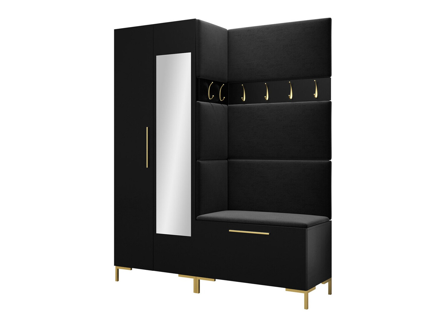 Meuble d'entrée Nomal IX (Faux cuir Soft 011)