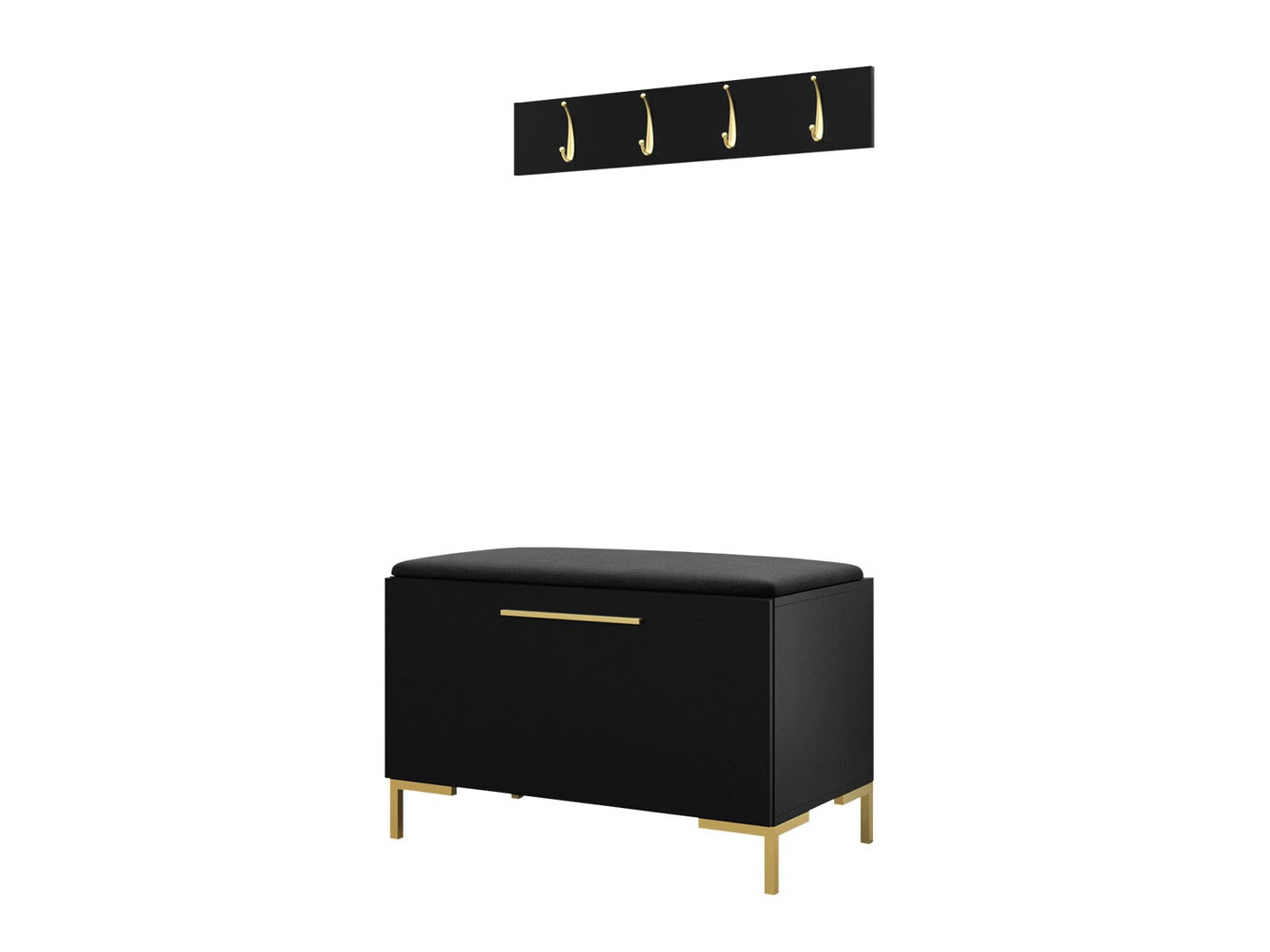 Meuble d'entrée Nomal VIII (Faux cuir Soft 011)