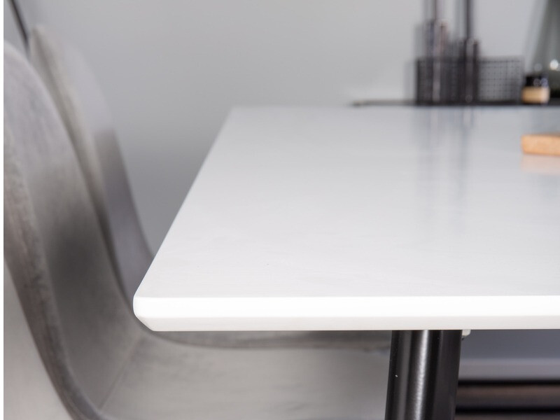 Table Dallas 127 (Blanc + Noir)