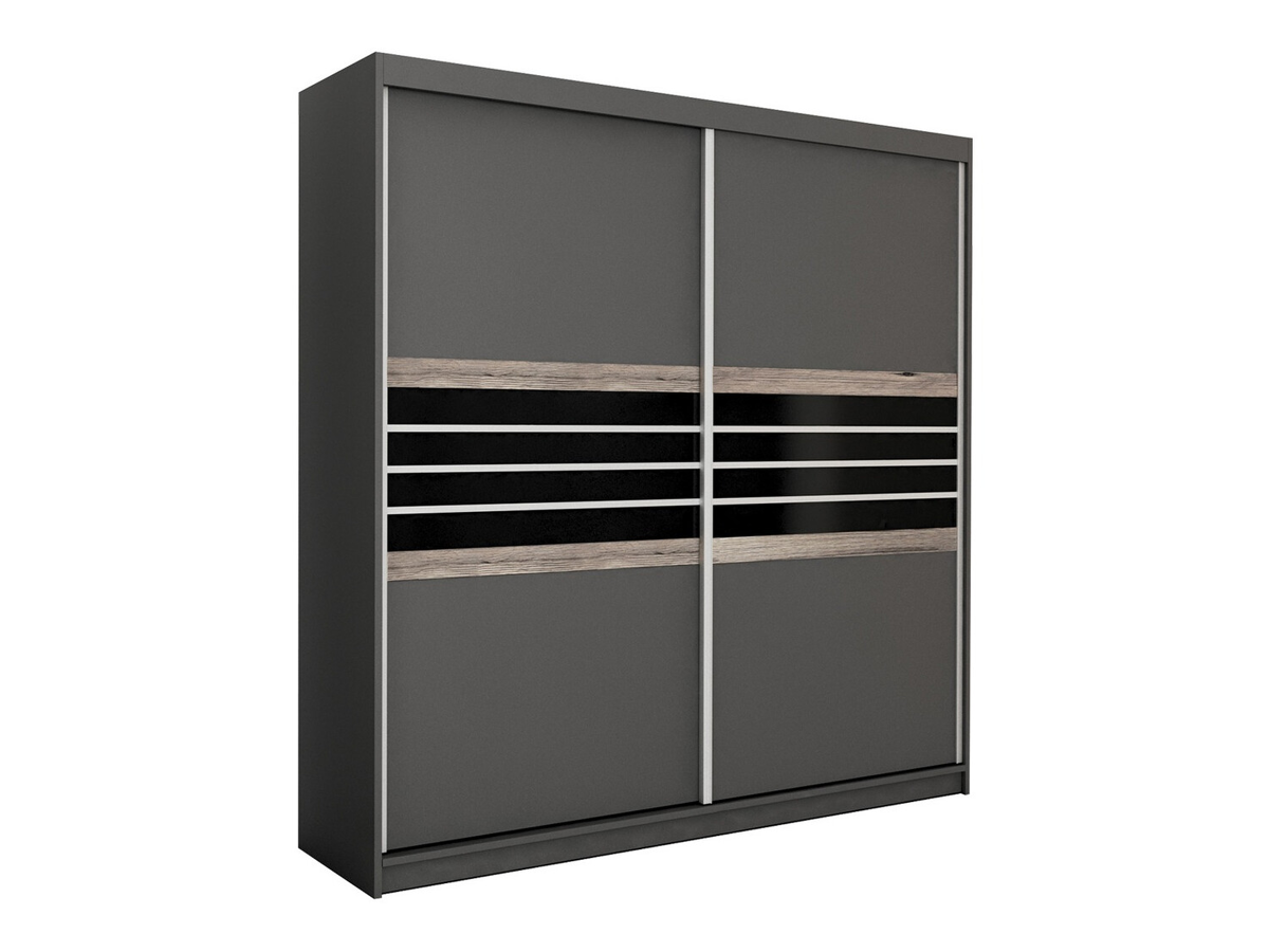 Armoire Honolulu 115 (Lava + Noir)