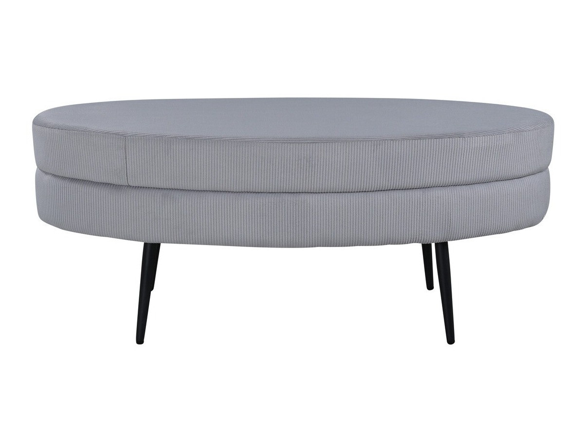 Banc rembourré Dallas 2920 (Gris + Noir)
