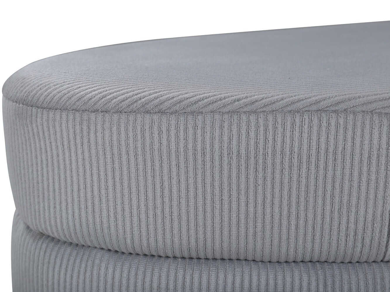 Banc rembourré Dallas 2920 (Gris + Noir)