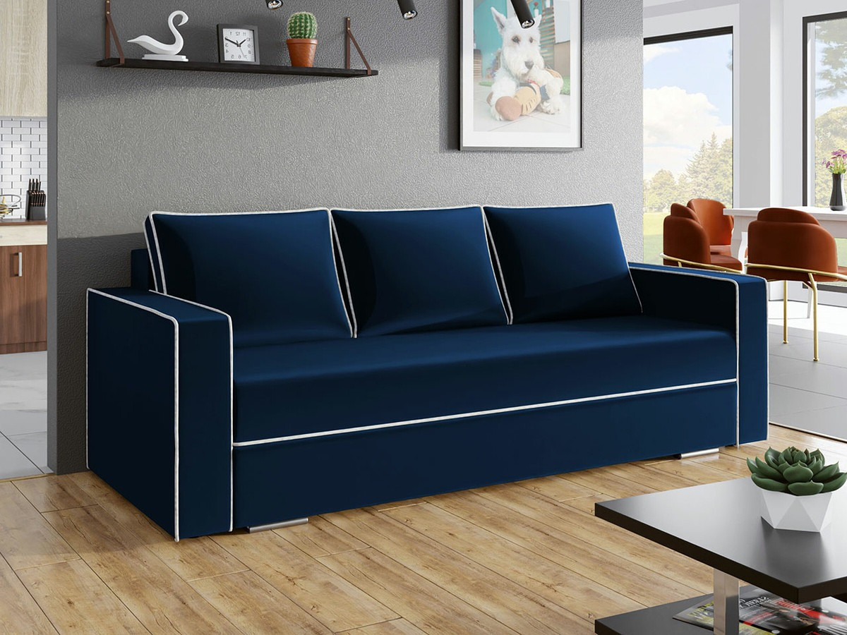 Canapé convertible Decatur 101 (Amor Velvet 4314 + Amor Velvet 4317)
