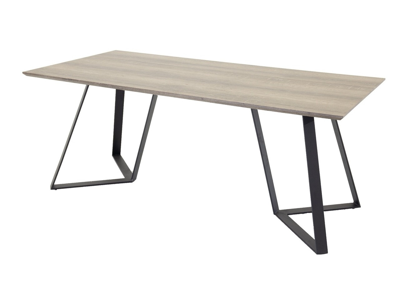 Table Dallas 372 (Clair bois + Noir)