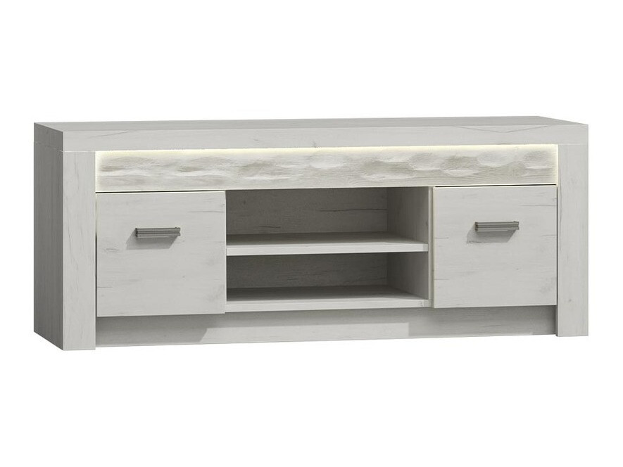 Meuble TV Serfeno 106 (Artisanat blanc)