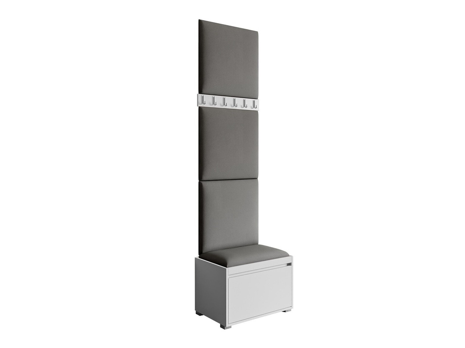 Meuble d'entrée Comfivo Pinus IX (Blanc + Manila 16)