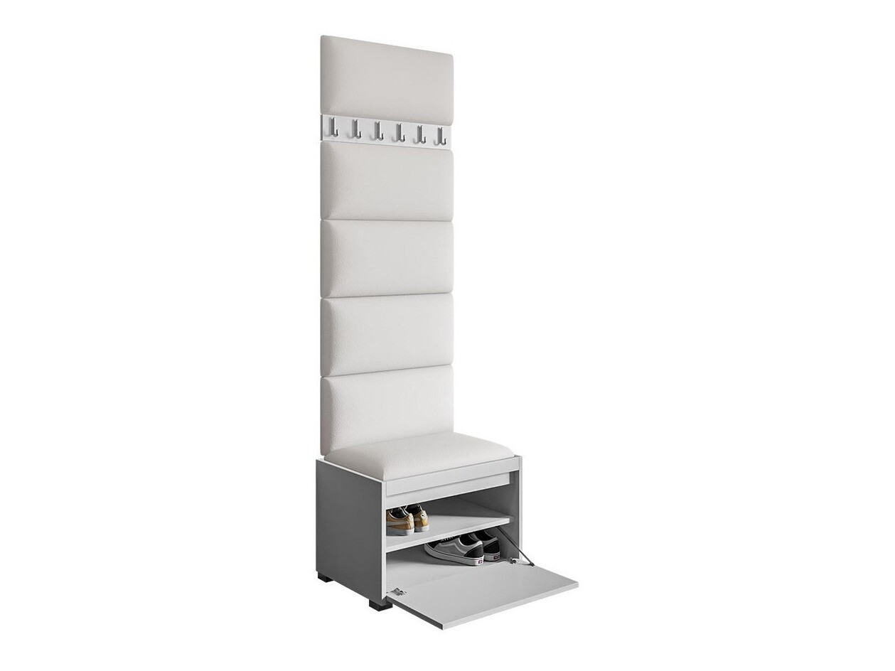 Ensemble de meubles d’entrée Comfivo Pinus V (Blanc + Soft 017)