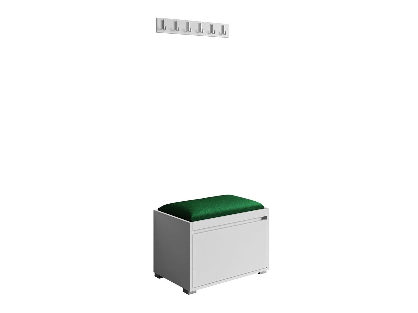 Ensemble de meubles d’entrée Comfivo Pinus VIII (Blanc + Manila 35)