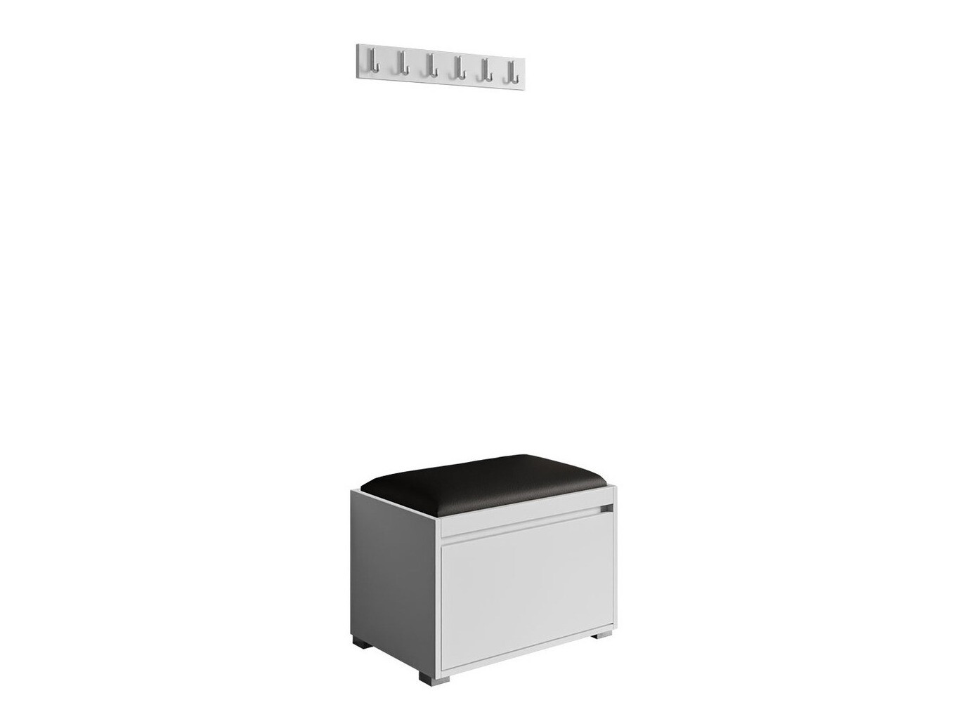 Ensemble de meubles d’entrée Comfivo Pinus VIII (Blanc + Soft 011)