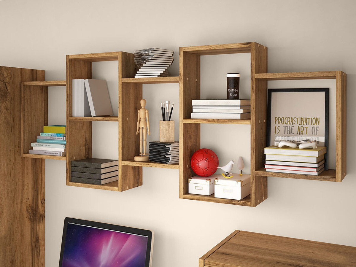 Étagère murale Sarasota 103 (Chêne wotan)