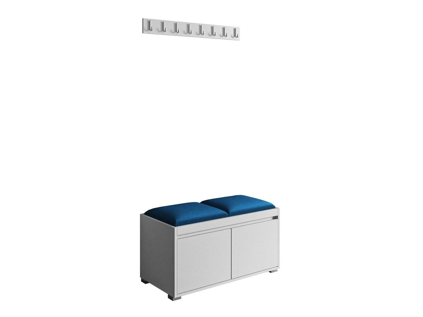 Meuble d'entrée Comfivo Pinus I (Blanc + Manila 26)