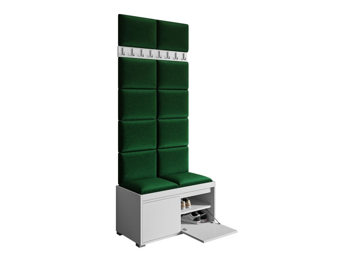 Meuble d'entrée Comfivo Pinus IV (Blanc + Manila 35)