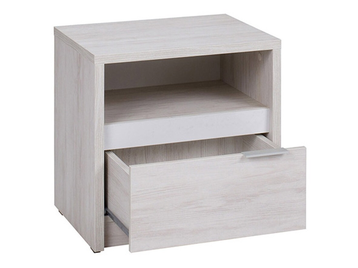 Ensemble de chambre Fivelbo 120 (Chêne du Monastery + Noir brillant)