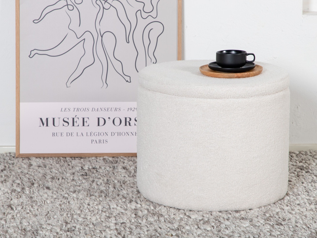 Pouf Dallas 2941 (Blanc)