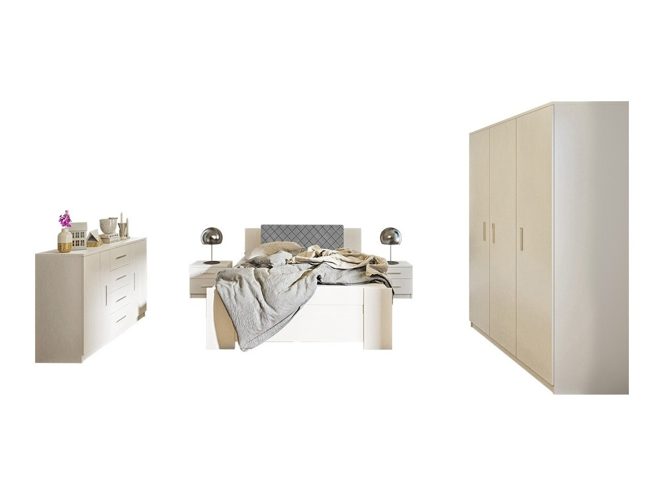 Ensemble de chambre Catromi 123 (Blanc + Soft Pik 029)