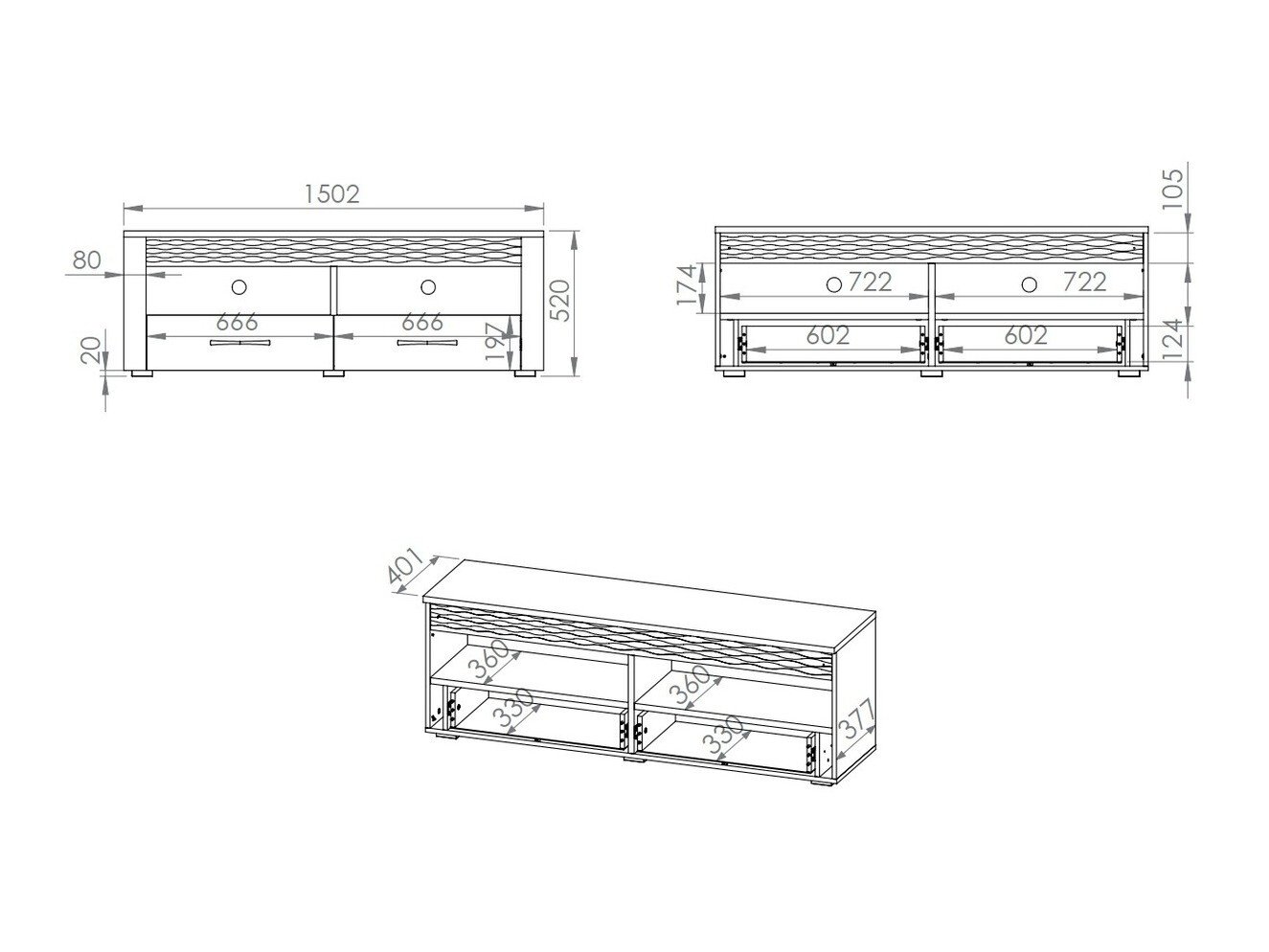 Meuble TV Noleliu 102