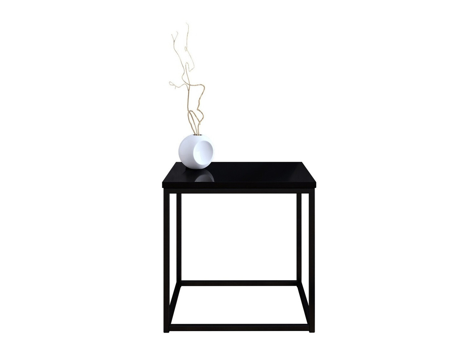 Table basse Germantown 106 (Noir mat + Noir brillant)