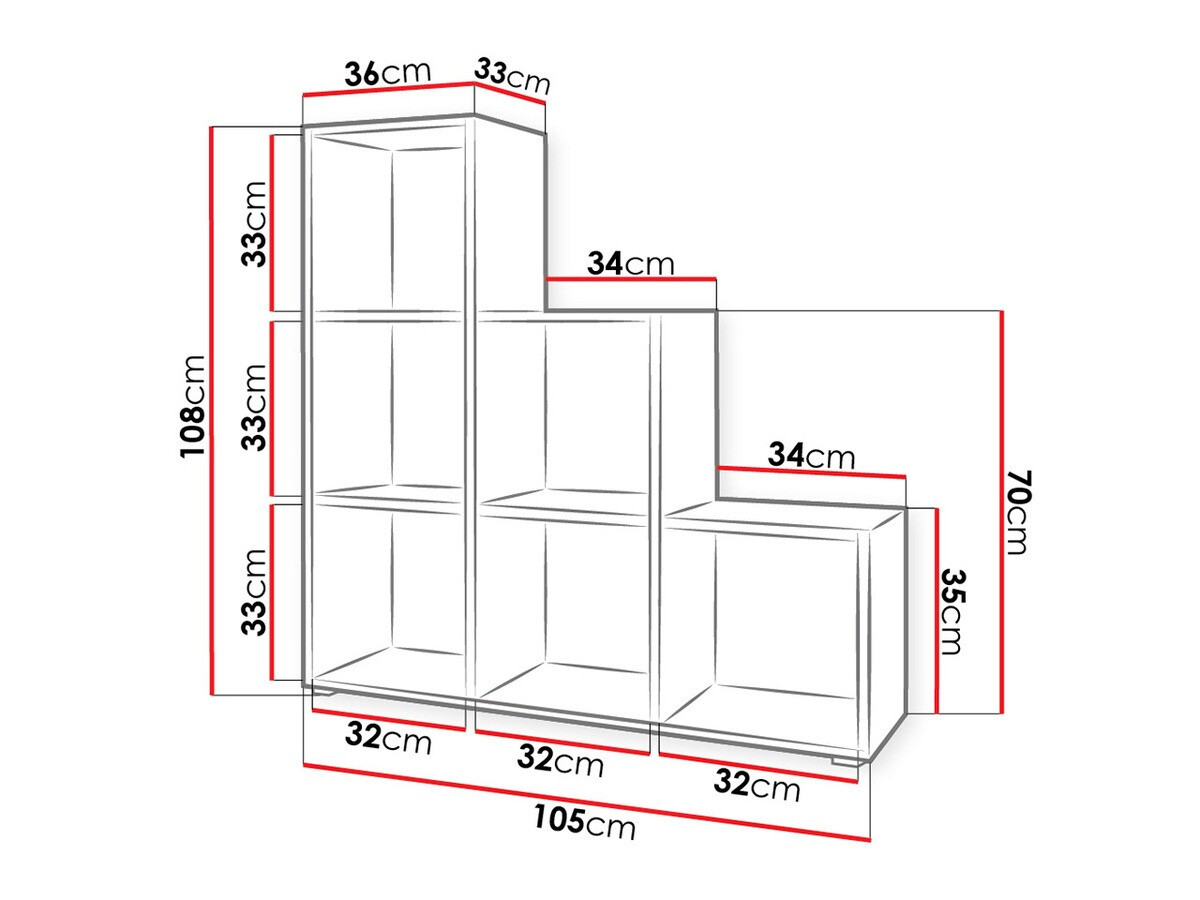 Étagère Lexicon (Sonoma chêne)