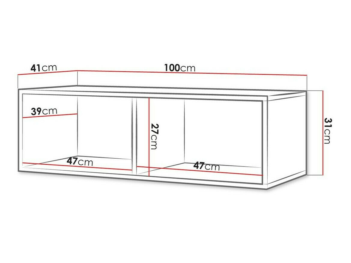 Étagère murale Remus I (Chêne Artisan)