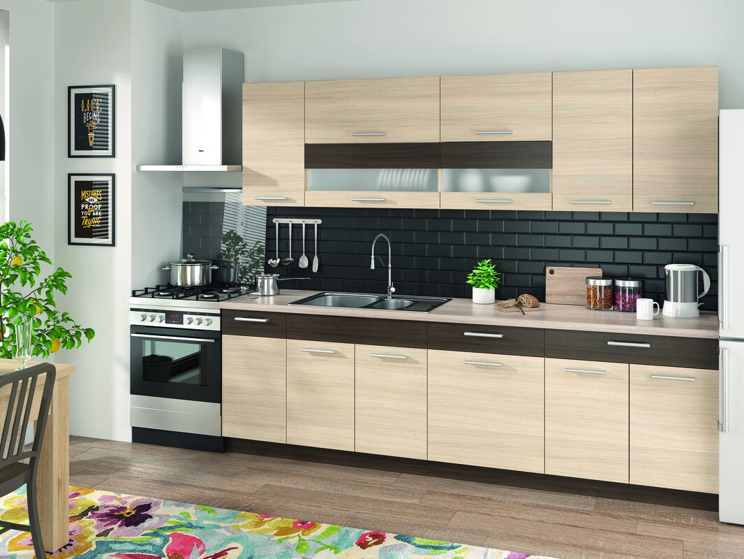 Armoire modulaire pour évier avec portes Mode Light 116