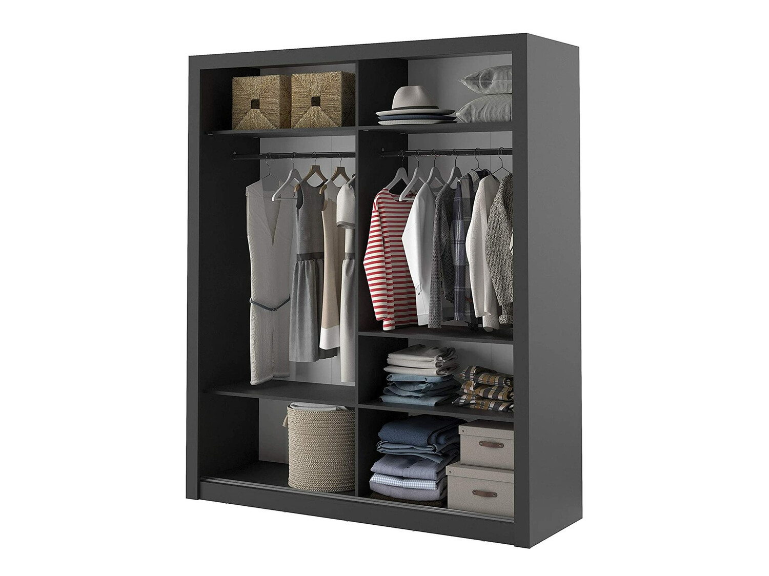 Armoire Fresno 102 (Noir)
