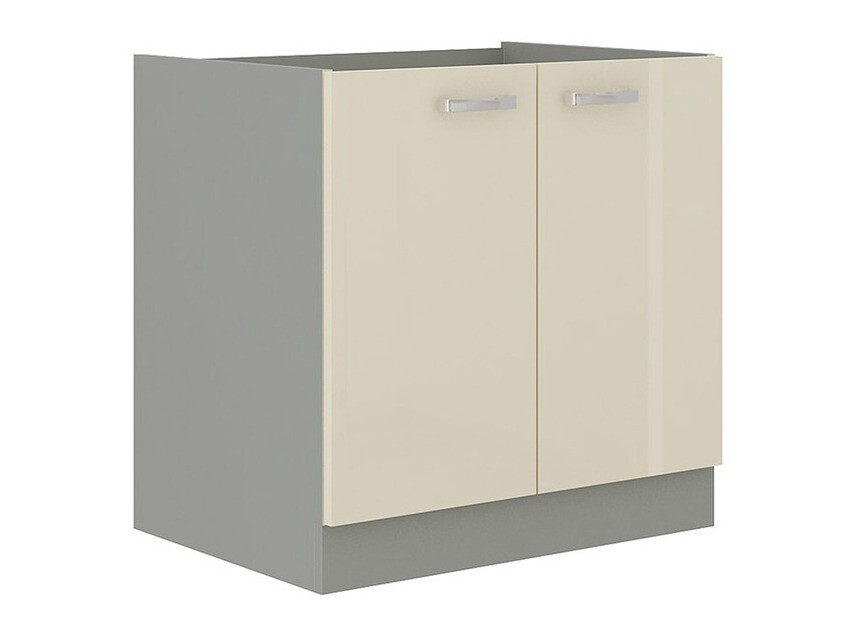 Armoire modulaire pour évier avec portes Multi Cream 110