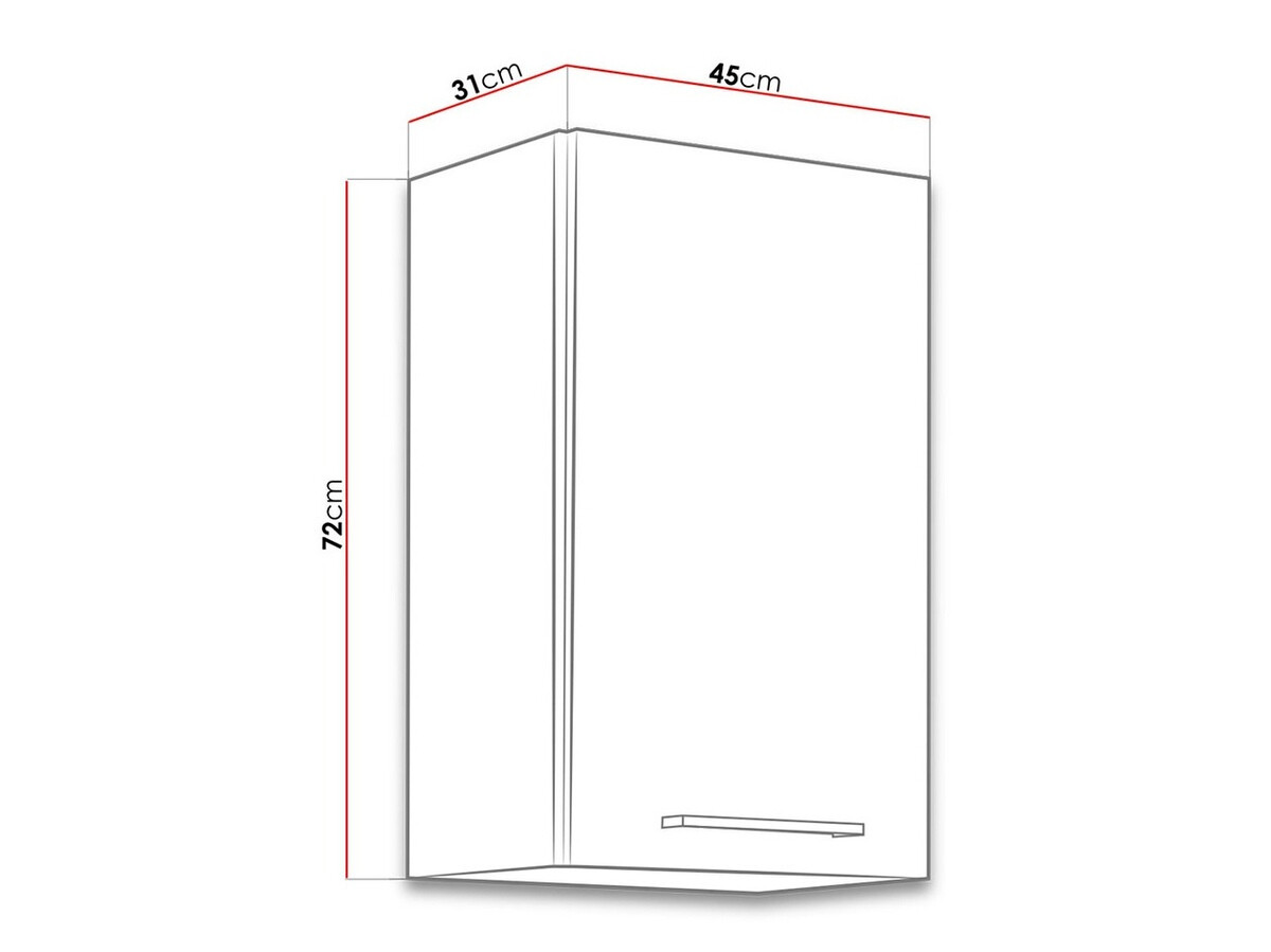 Armoire murale modulaire Wood White 101
