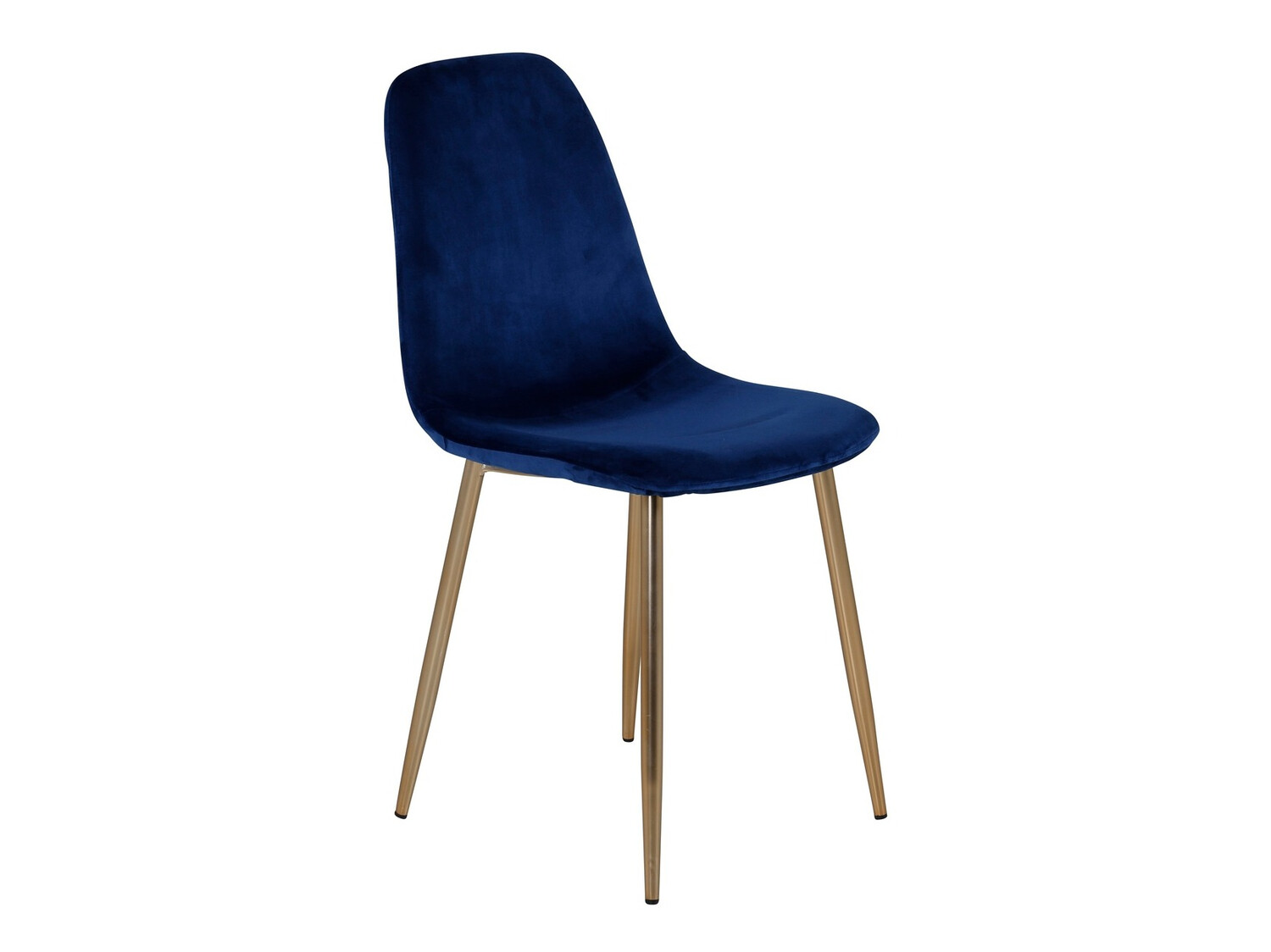 Chaise Dallas 252 (Bleu + Laiton)