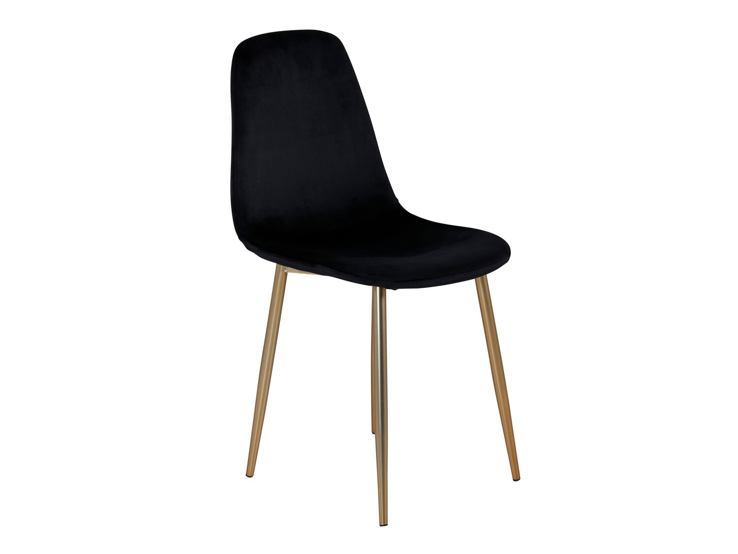 Chaise Dallas 252 (Noir + Laiton)