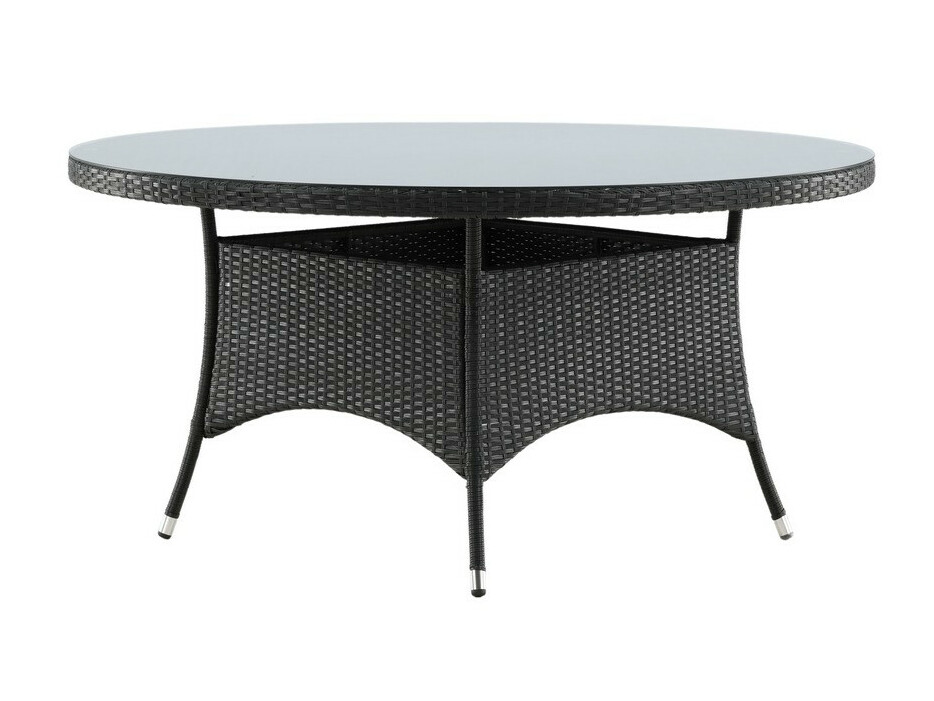 Table de jardin Dallas 667 (Noir + Gris)