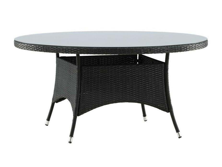 Table de jardin Dallas 667 (Noir + Gris)